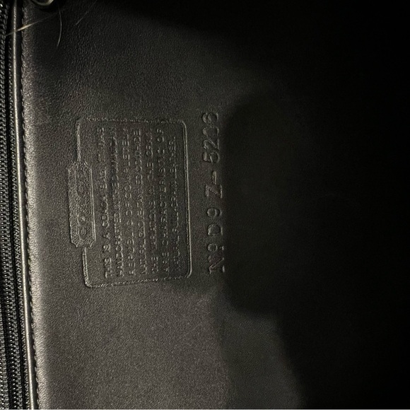 Vintage Coach Briefcase Black - Picture 9 of 9